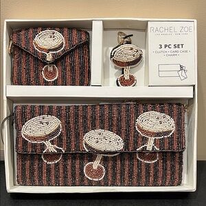 Rachel Zoe Striped Beaded Accessory Set